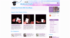 Desktop Screenshot of mrmagician.co.uk